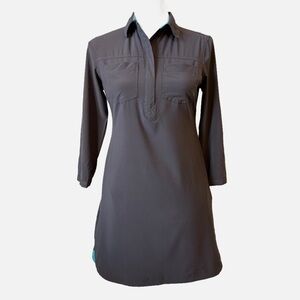 Title Nine Adventurista Nimblene 1/4 Zip Dress Women’s XS Outdoor Hiking Casual